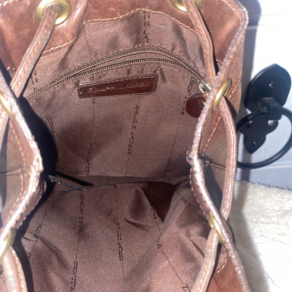Vintage Ralph Lauren Drawstring sling bag - Picture 3 of 9